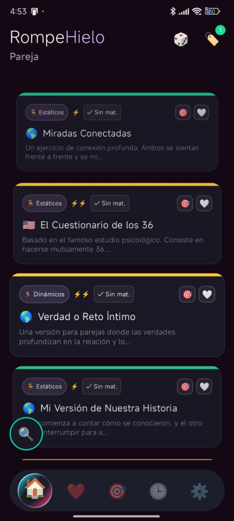 Lista de Juegos RompeHielo